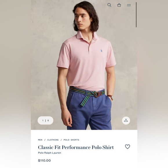 Classic Fit Performance Polo Shirt - Polo Ralph Lauren - Picture 5 of 5